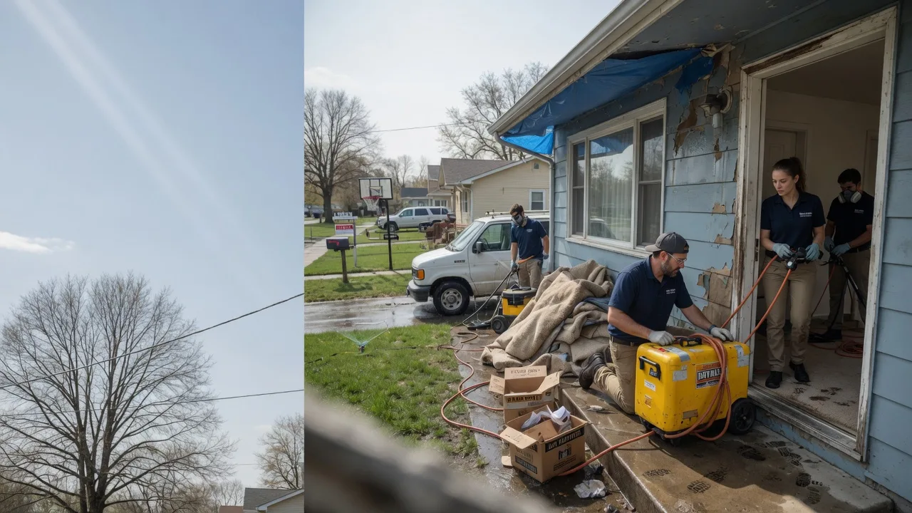 Basement Flood Cleanup in Kiowa, OK near me